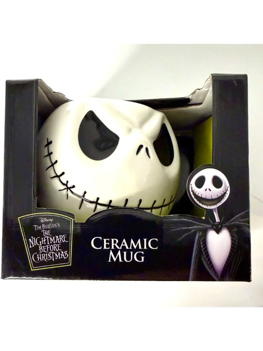 NWT  Jack & Sally  Ceramic Mug Set | Nightmare Before Christmas
